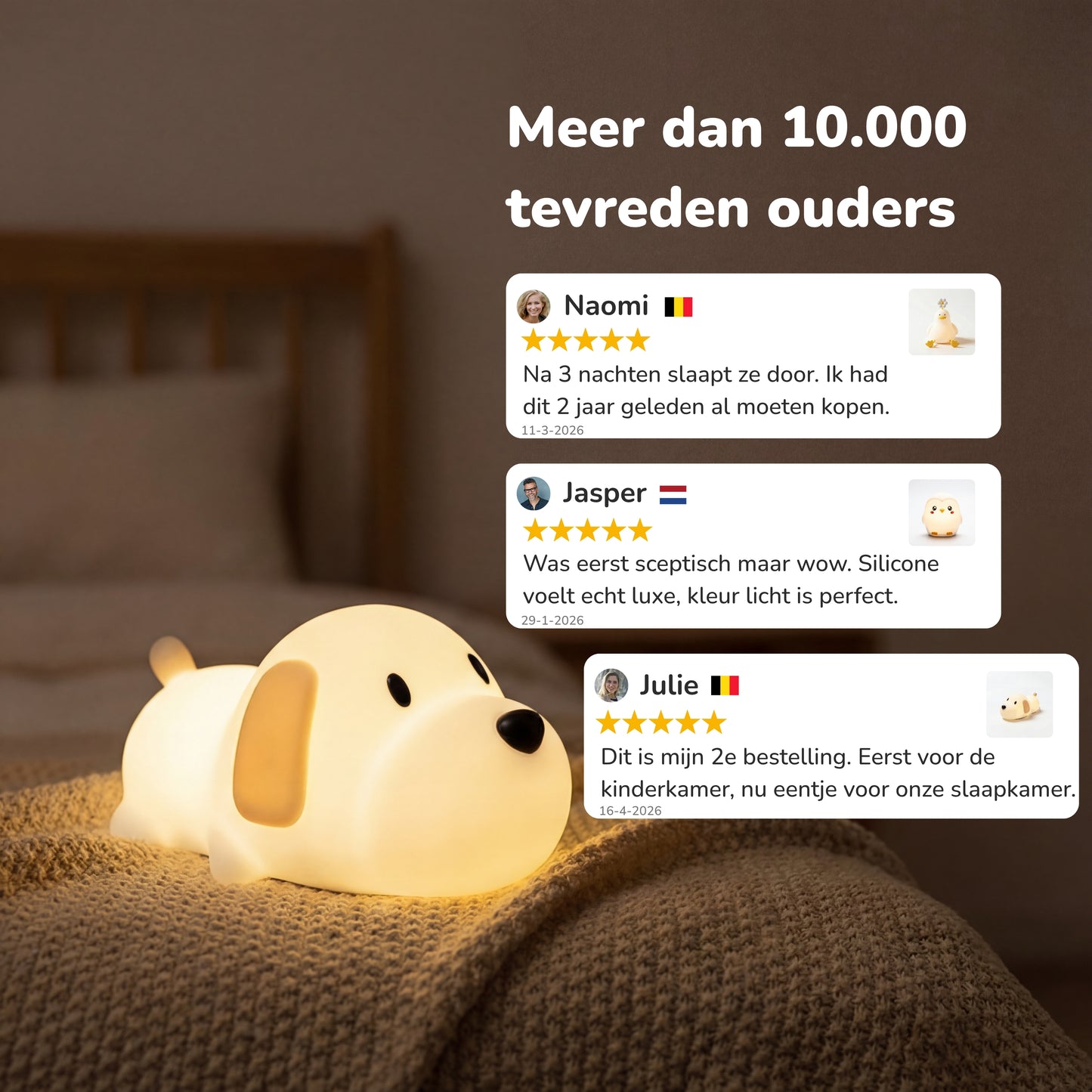 BoopBuddy™ Siliconen Nachtlamp