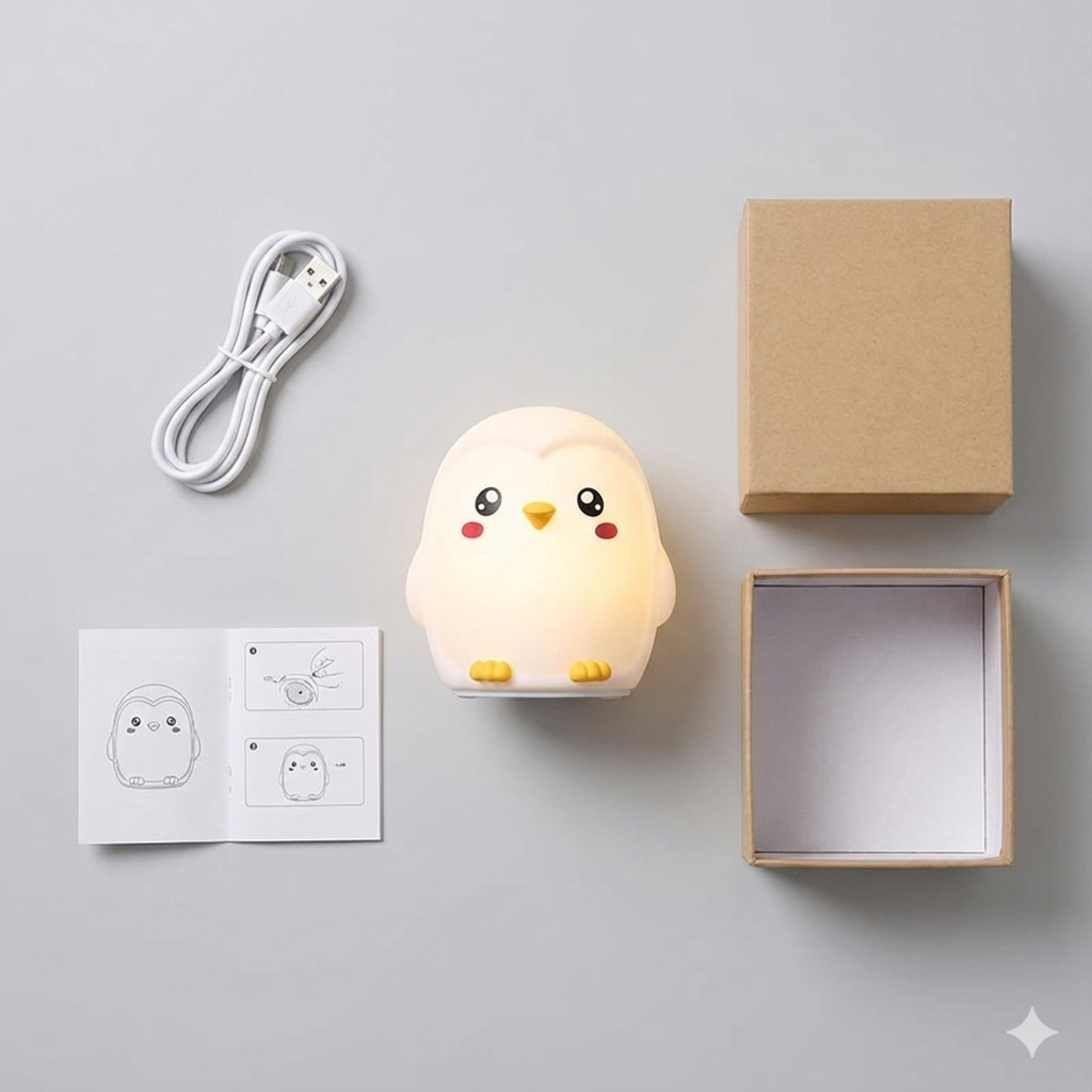 PinguGlow™ Siliconen Nachtlamp