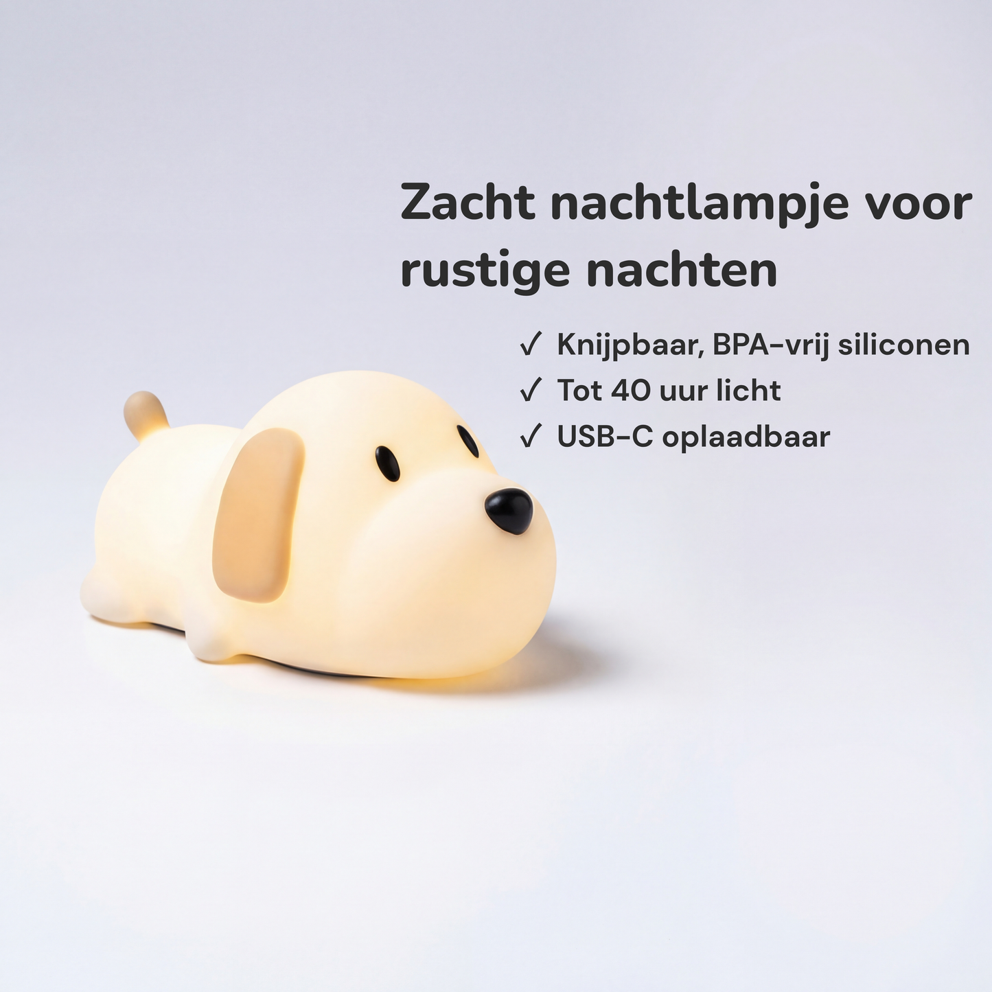 BoopBuddy™ Siliconen Nachtlamp