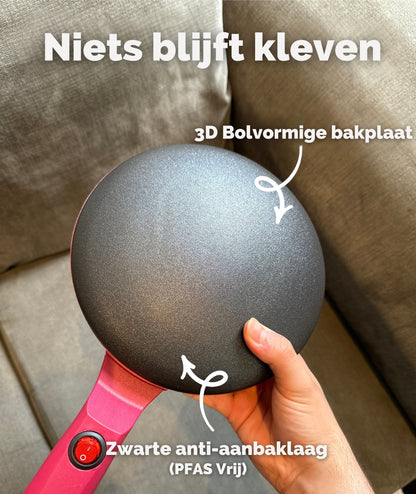 CrepeDip Pro™ Elektrische Pannenkoekenpan