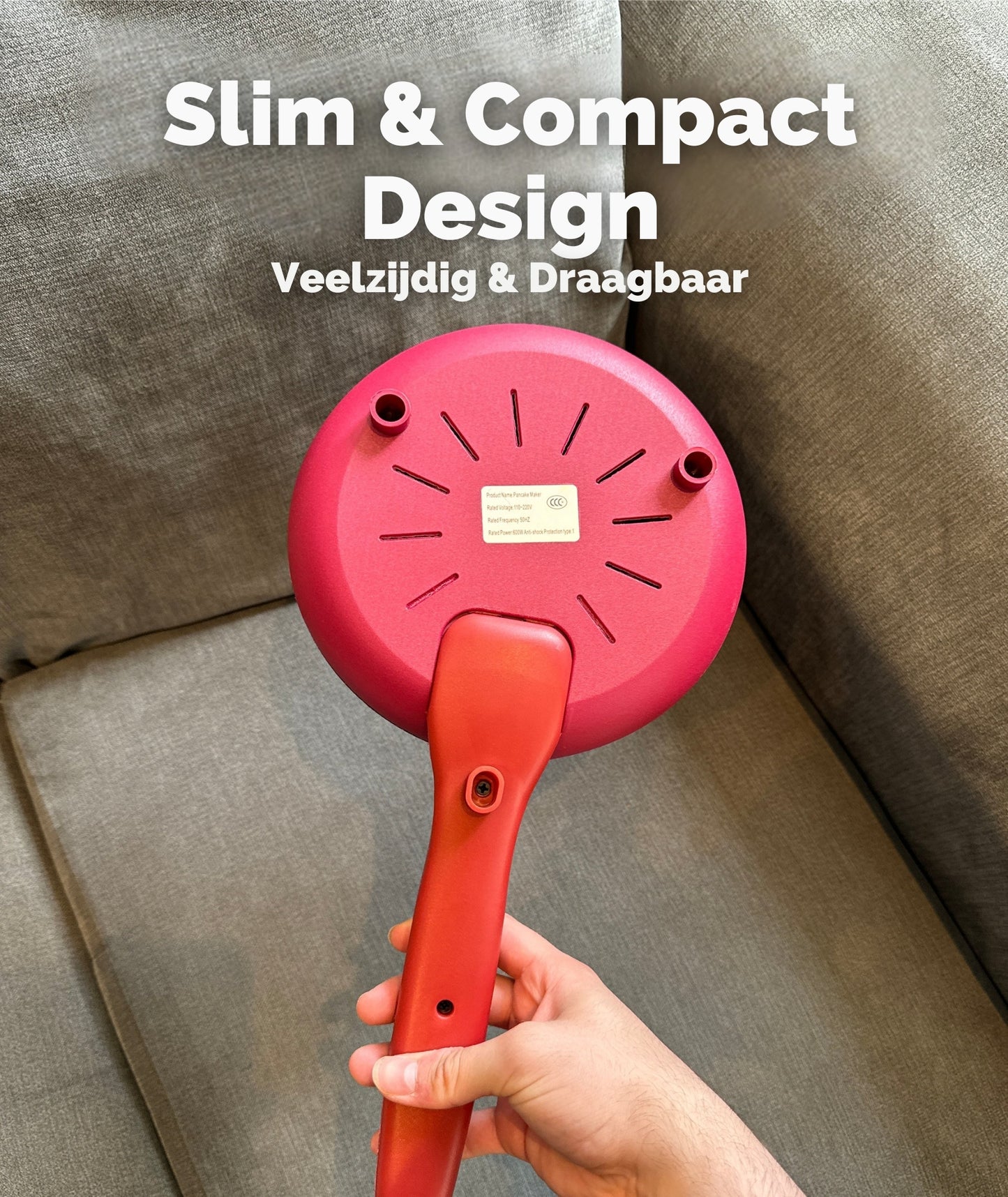 CrepeDip Pro™ Elektrische Pannenkoekenpan